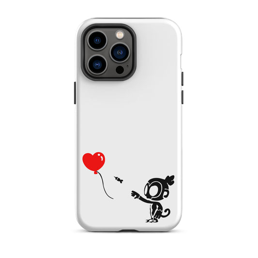 Monkey With Bloon iPhone Case (Tough)