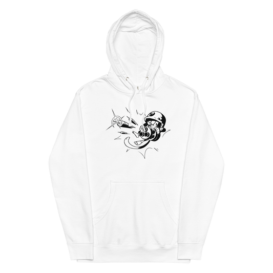 Comic Style Dartling Midweight Hoodie (Unisex)