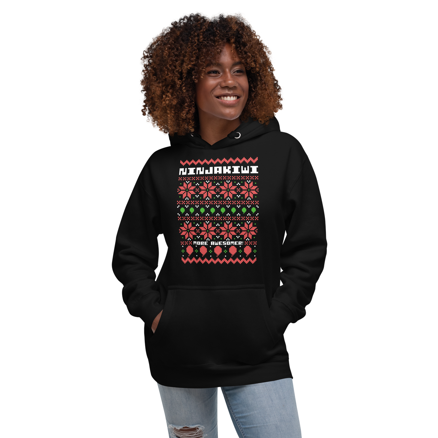 More Awesomer Christmas Hoodie (Unisex - Pattern 1)