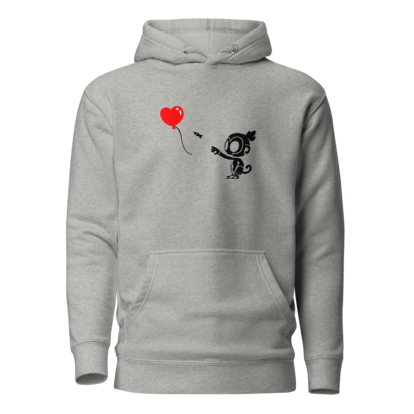 Monkey With Bloon Hoodie (Unisex)