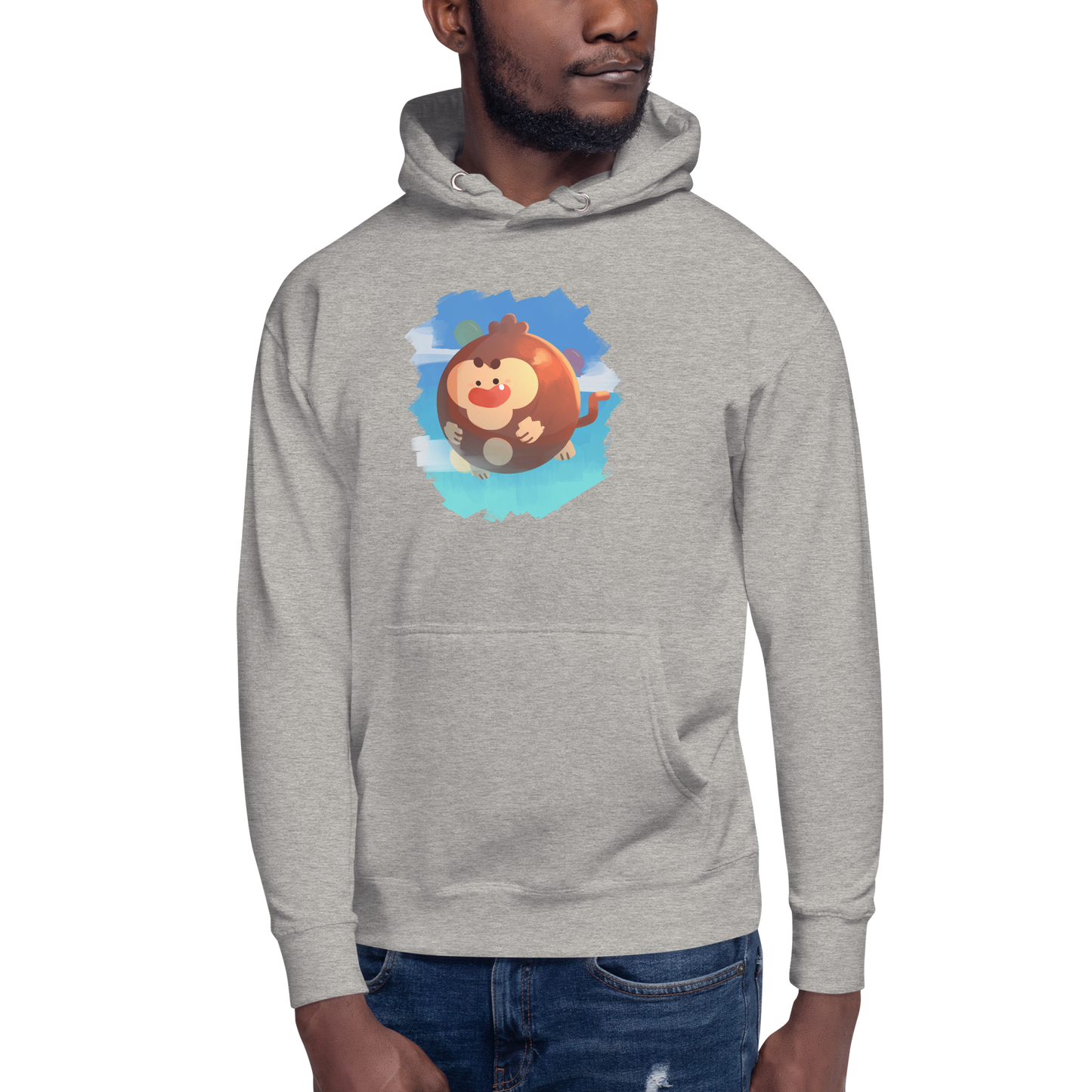 Round Monkey Hoodie (Unisex)