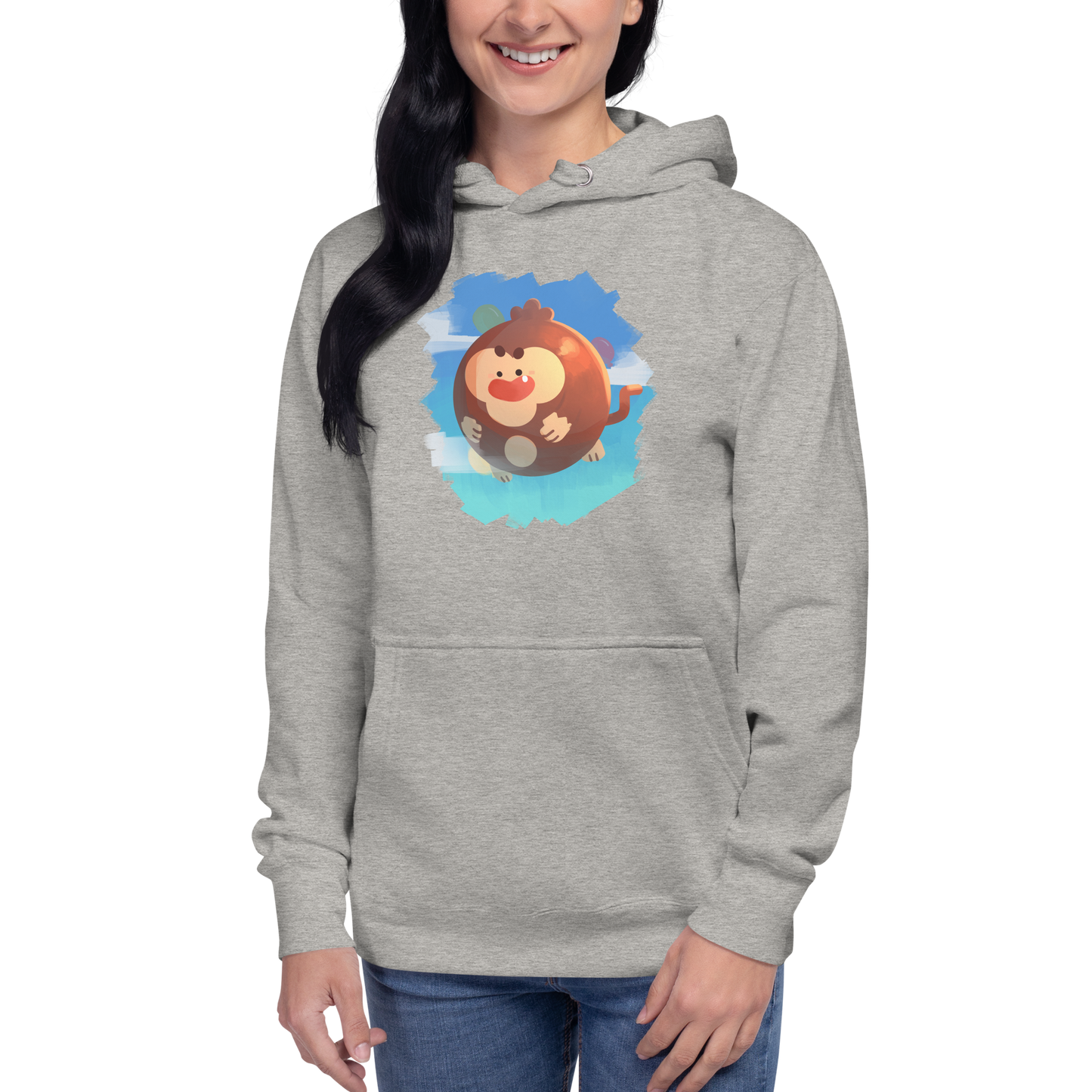 Round Monkey Hoodie (Unisex)