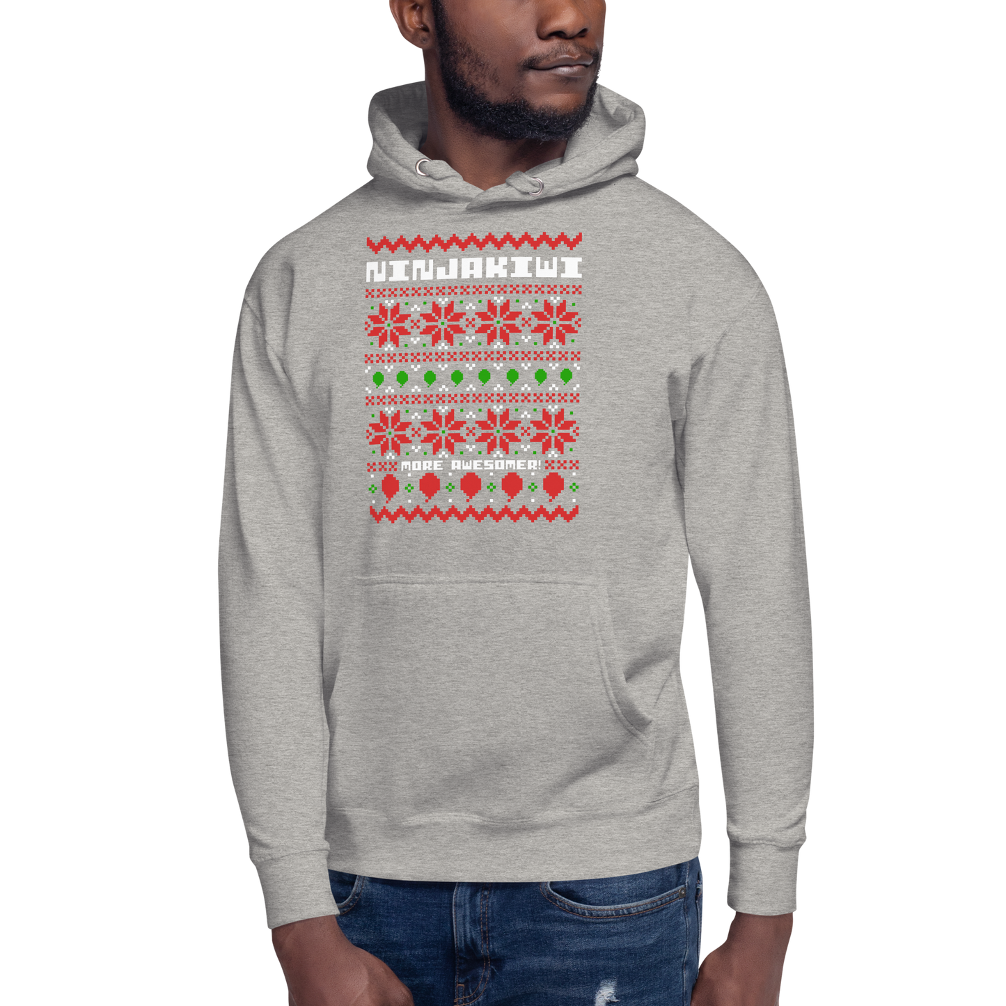 More Awesomer Christmas Hoodie (Unisex - Pattern 1)