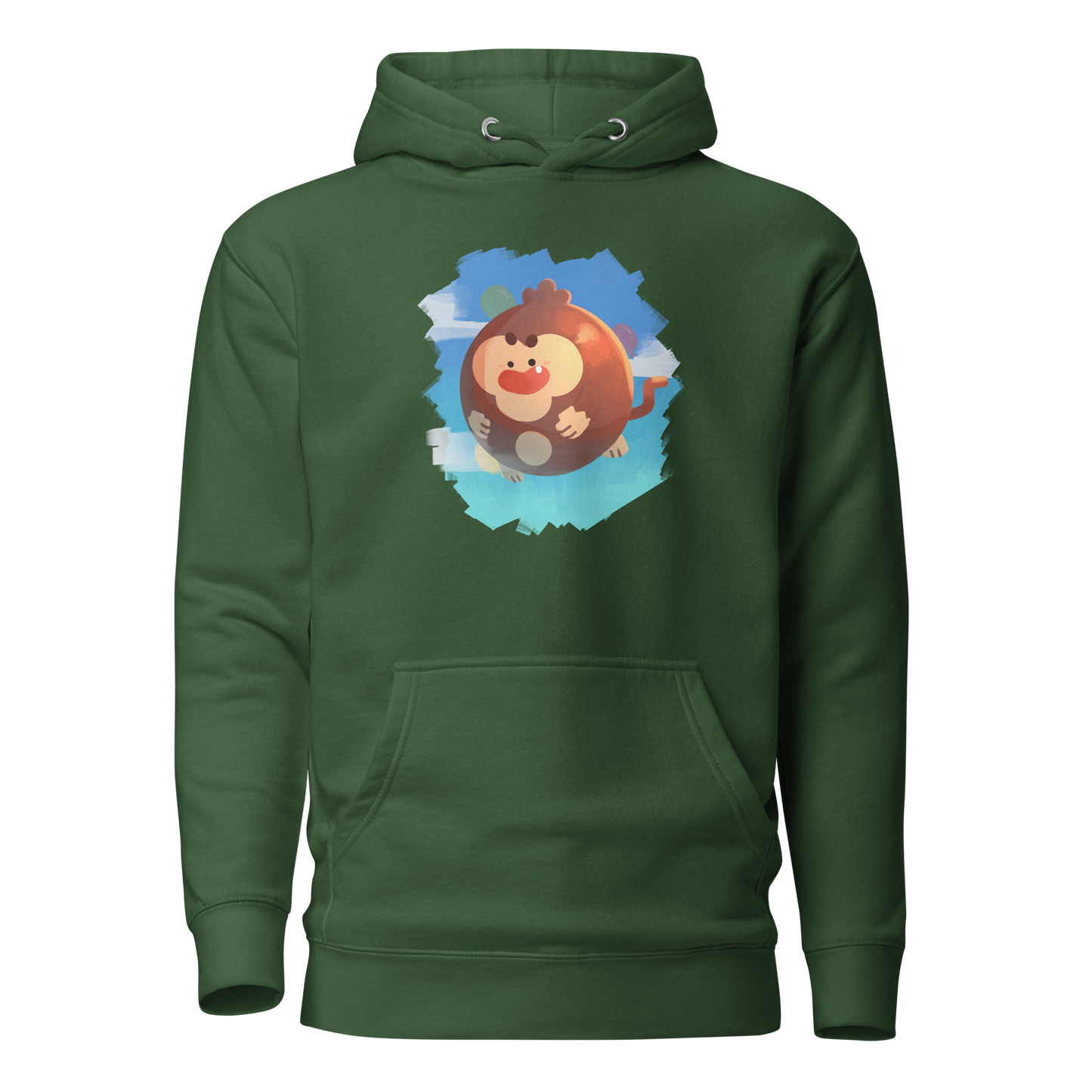 Round Monkey Hoodie (Unisex)