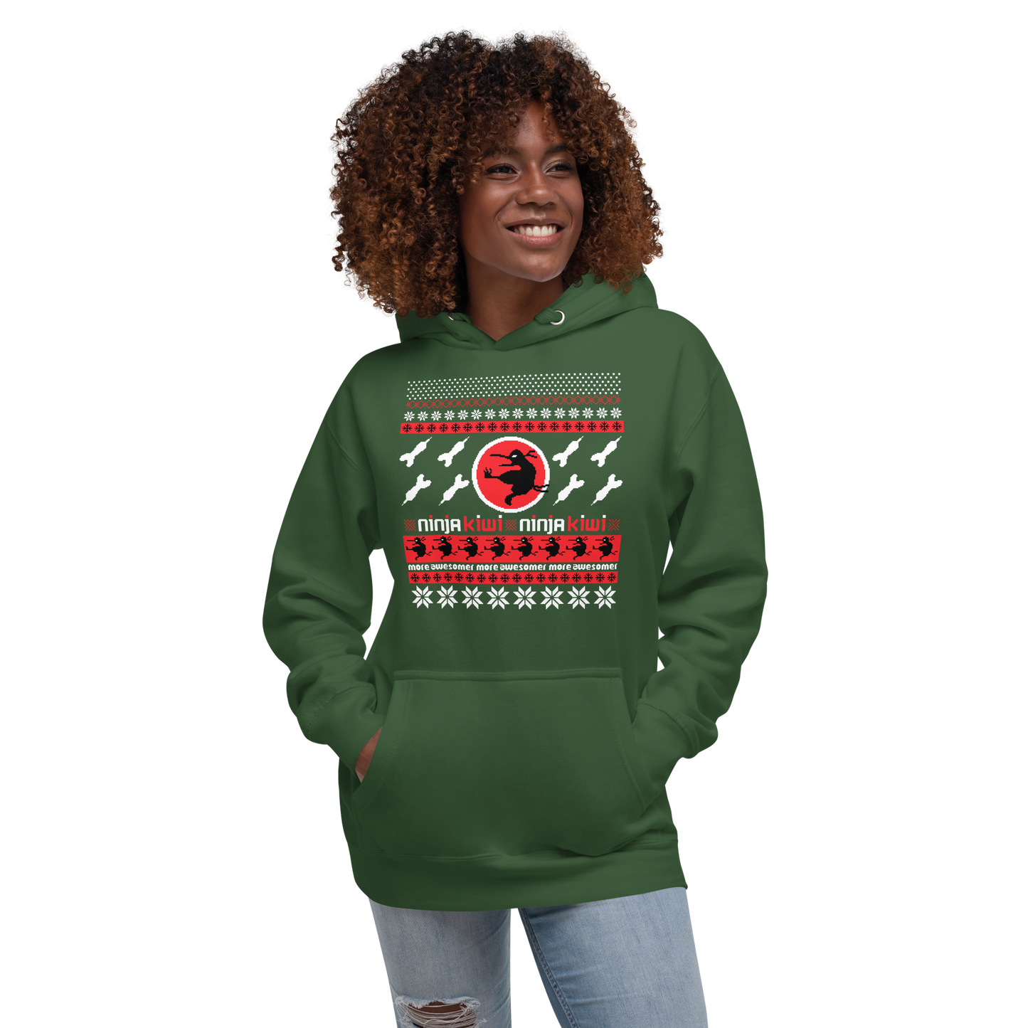 More Awesomer Christmas Hoodie (Unisex - Pattern 2)