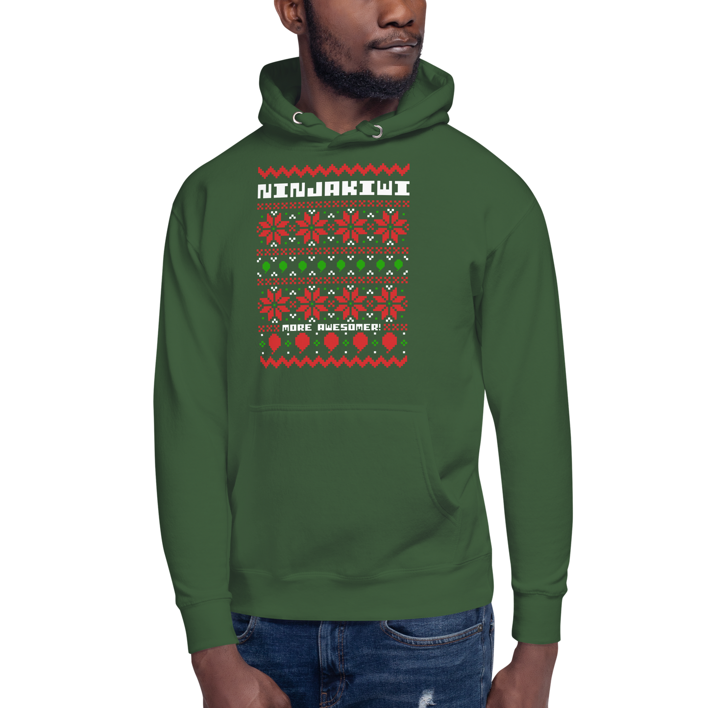 More Awesomer Christmas Hoodie (Unisex - Pattern 1)