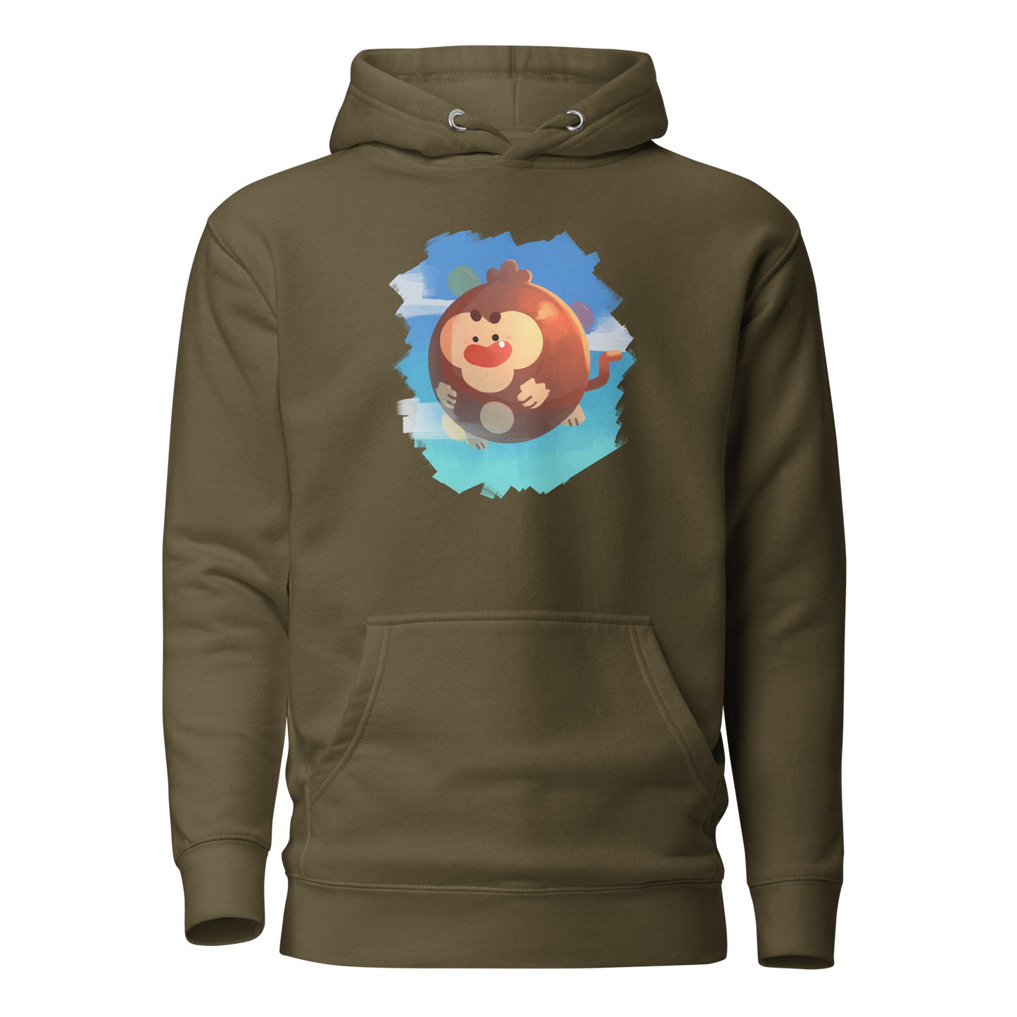 Round Monkey Hoodie (Unisex)