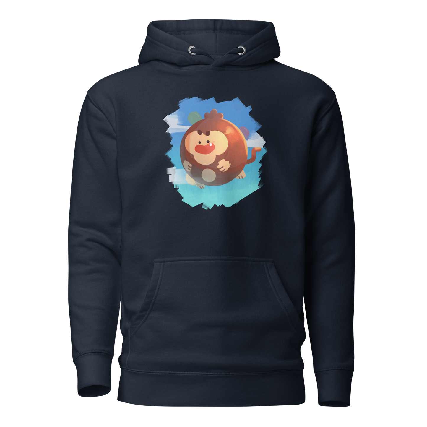 Round Monkey Hoodie (Unisex)