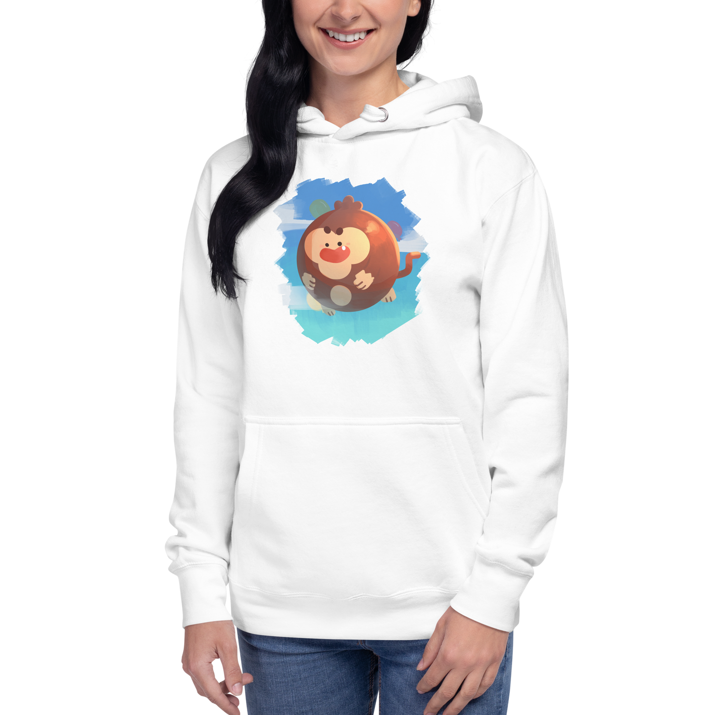 Round Monkey Hoodie (Unisex)