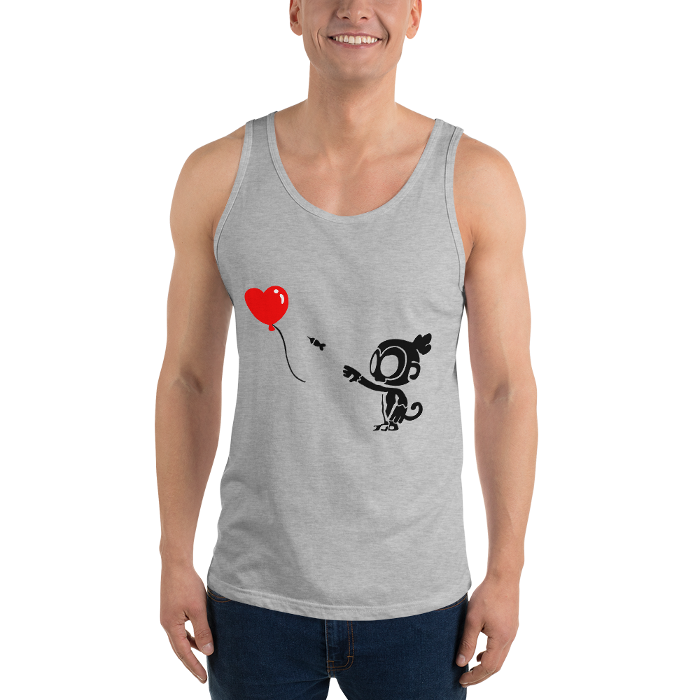 Monkey With Bloon Tank Top (Unisex)