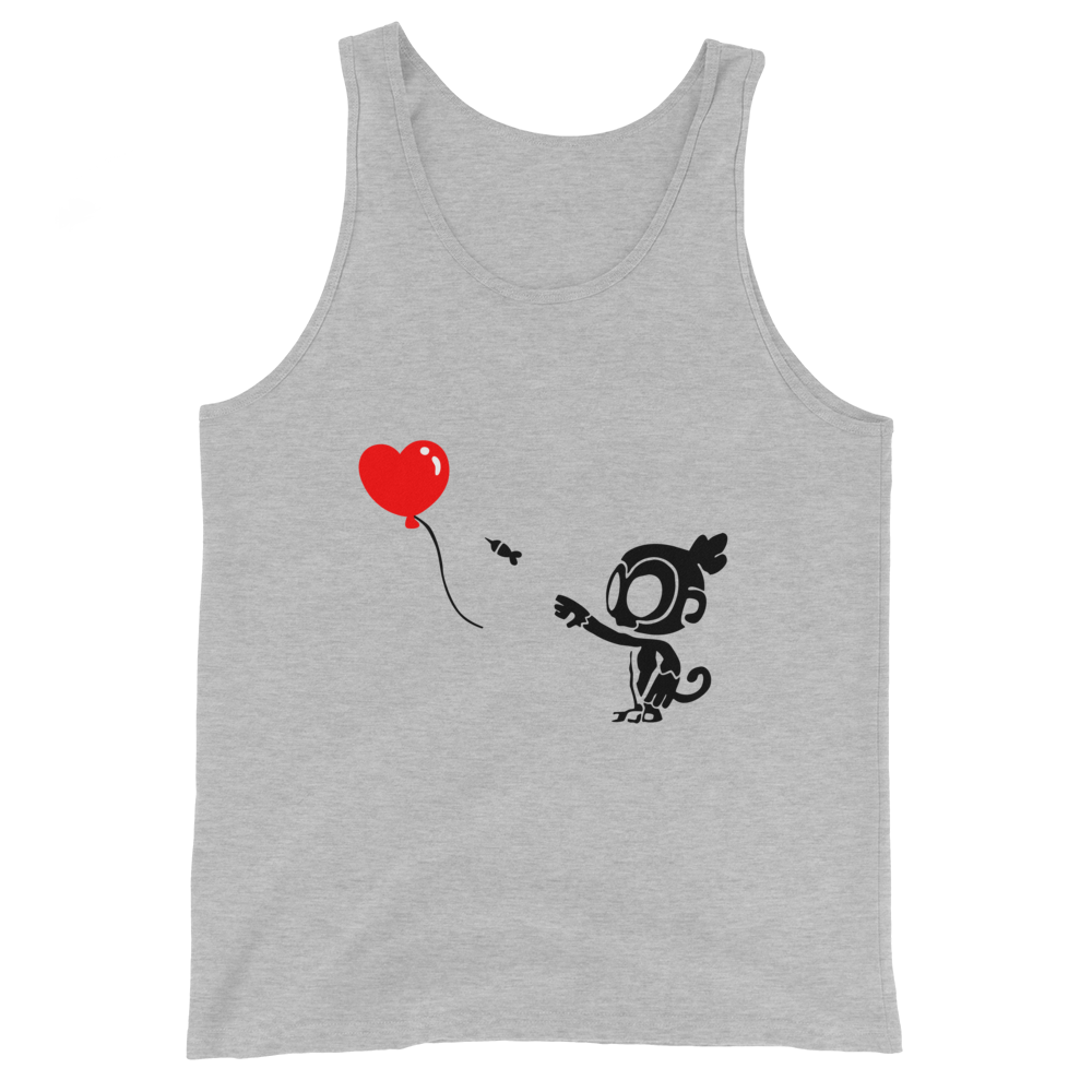 Monkey With Bloon Tank Top (Unisex)