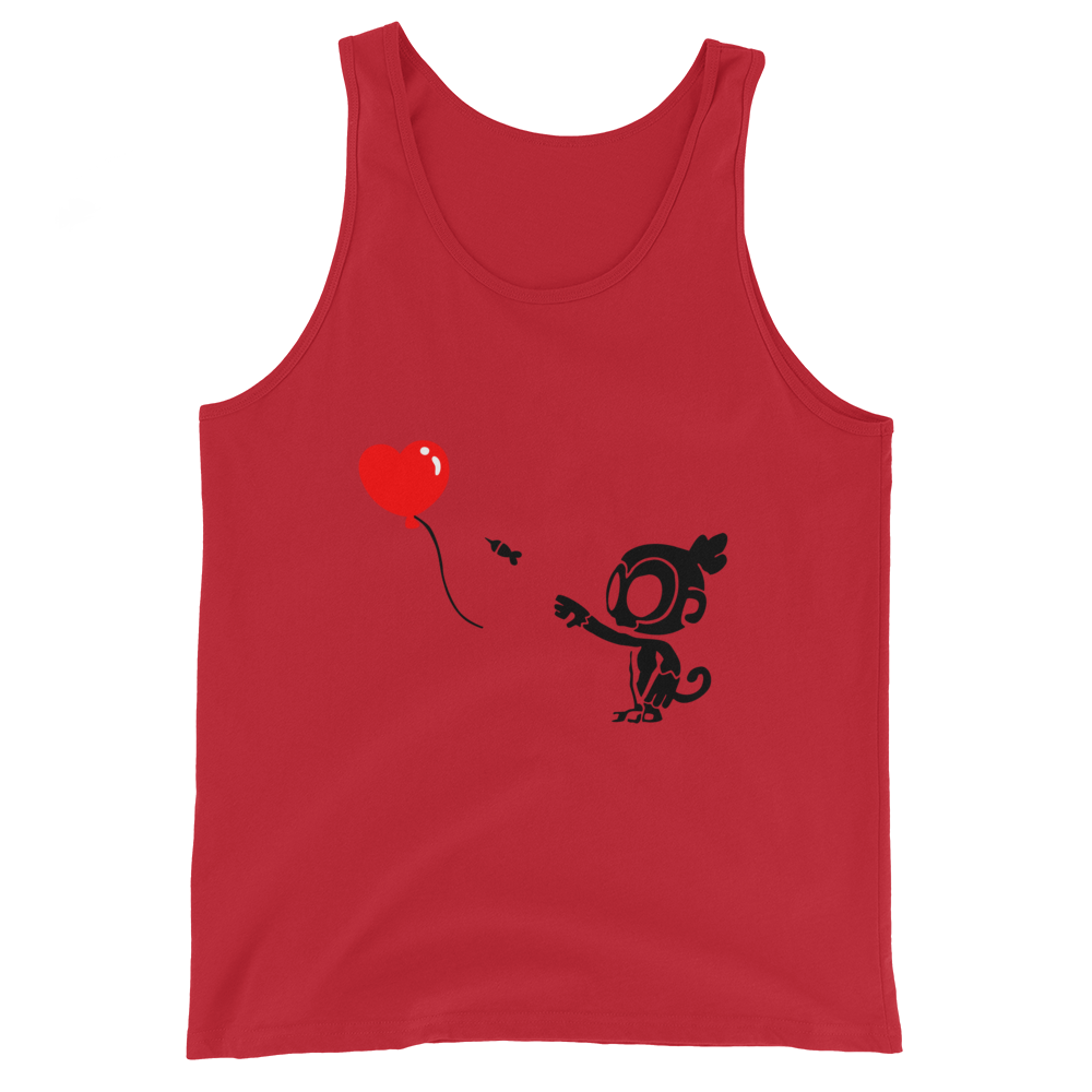 Monkey With Bloon Tank Top (Unisex)