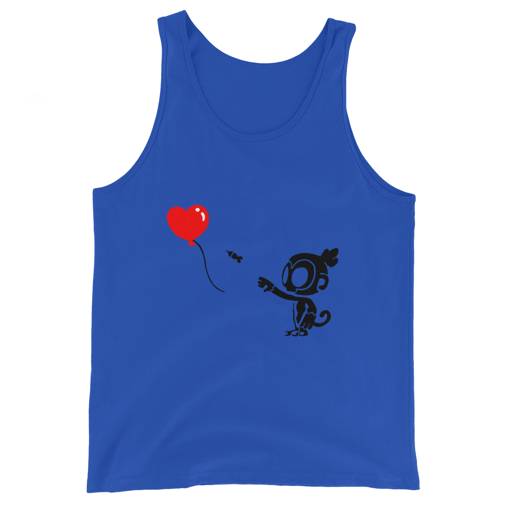 Monkey With Bloon Tank Top (Unisex)