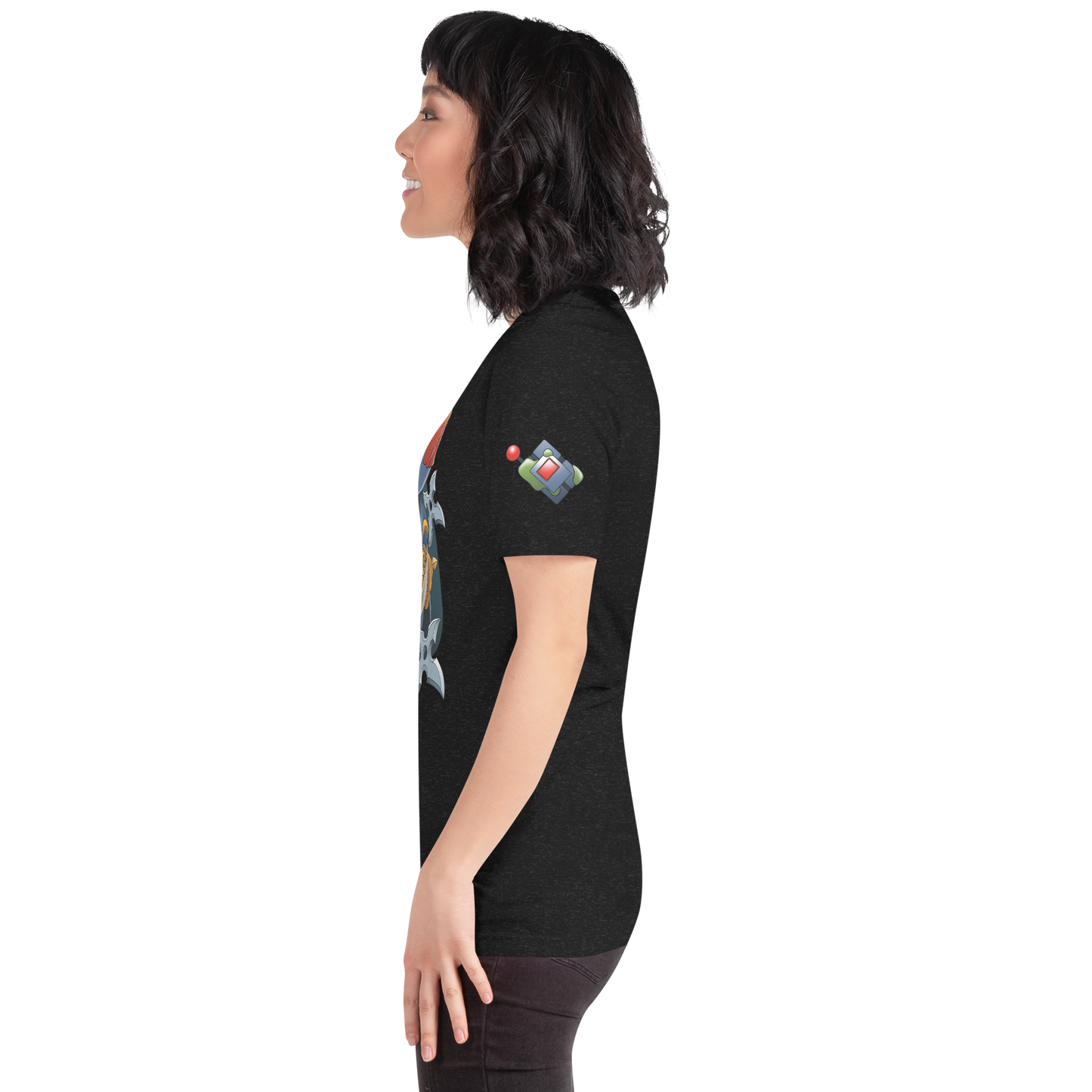 Ninja Master Bomber Shirt | Front/Shoulder Print (Unisex)