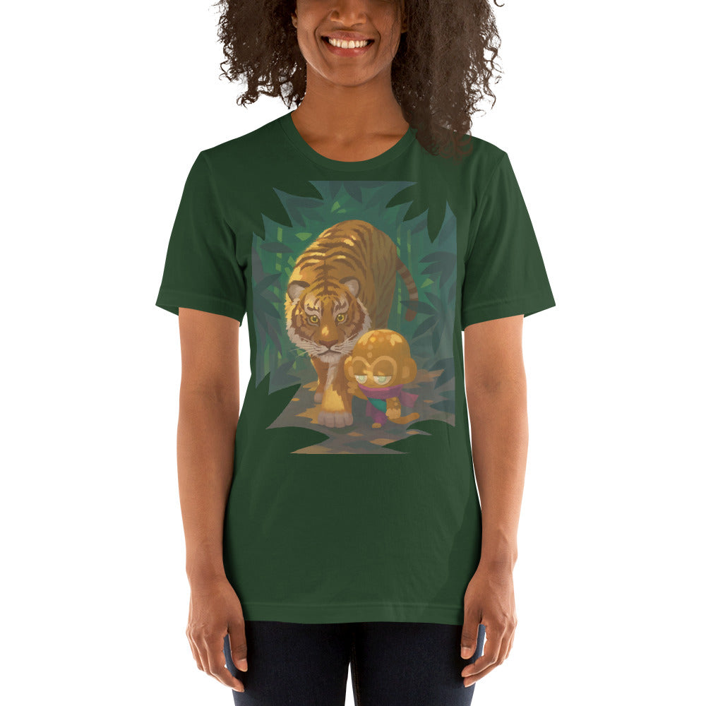 Tiger And Psi Shirt (Unisex)