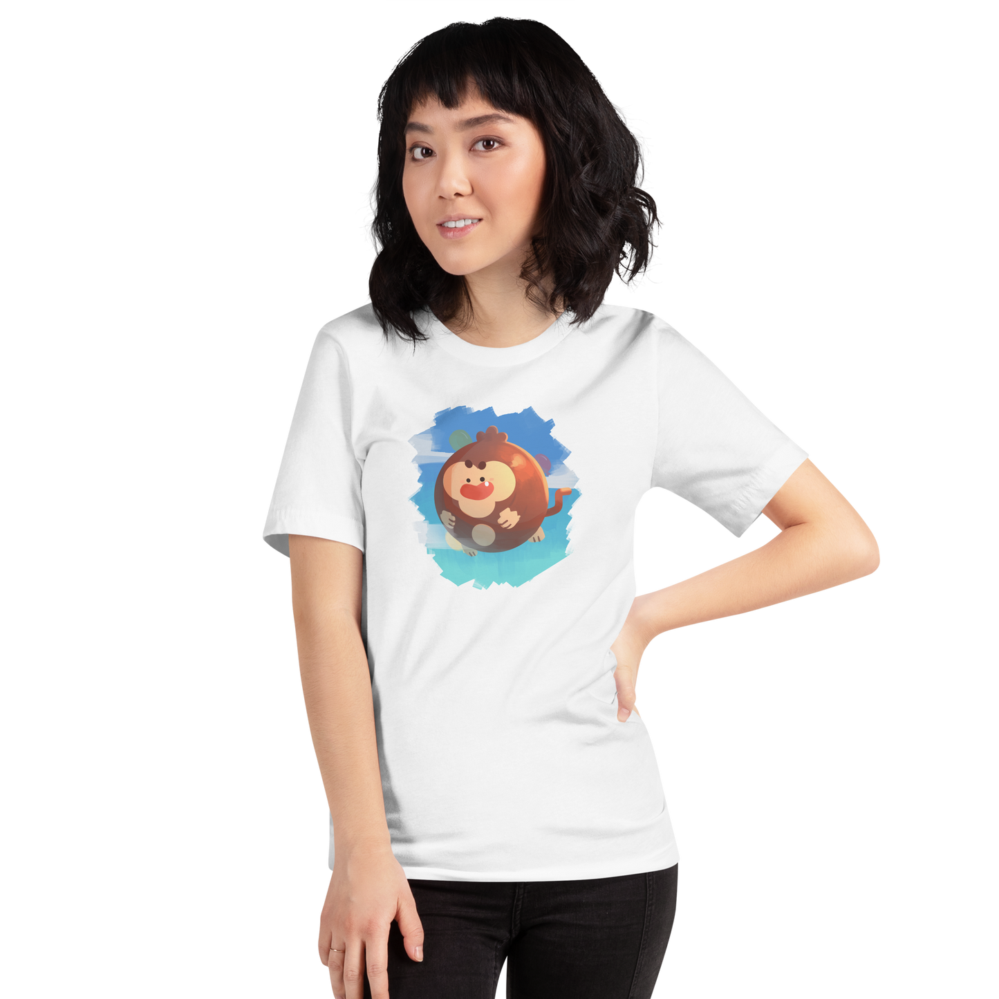 Round Monkey Shirt (Unisex)