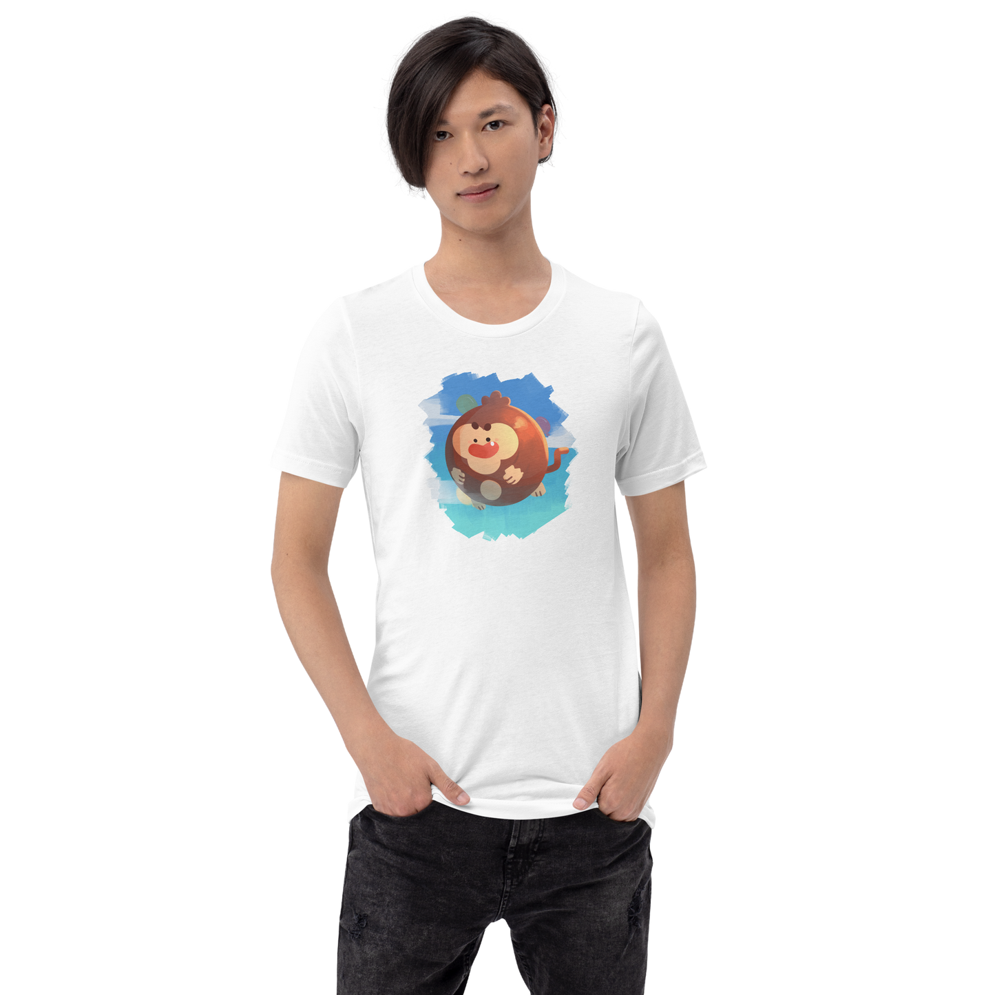 Round Monkey Shirt (Unisex)